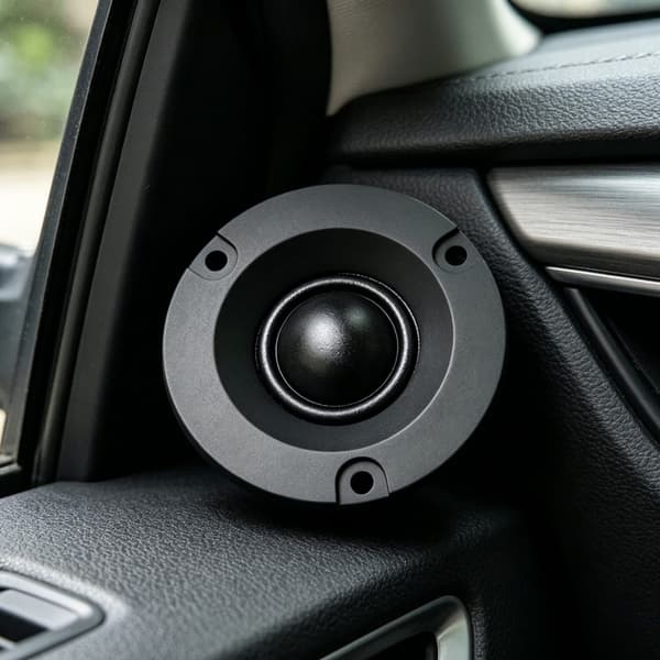 Silke Dome Diskanthøjttaler Driver 58mm 2.5Tommer 4Ohm 15W Højfrekvensenhed