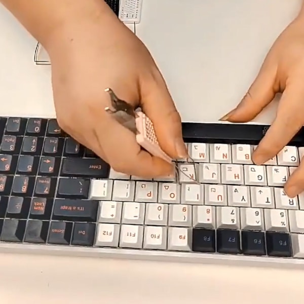 Keyboard Keycap Remover Keycap Puller för Kailh Gateron underhållsverktyg Black