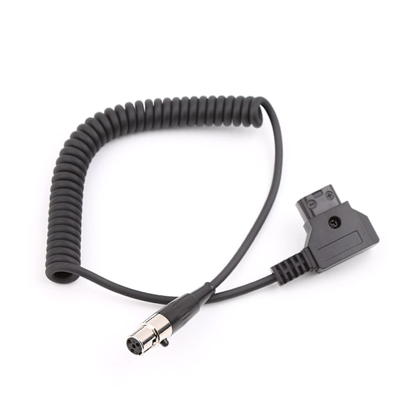 Monitor Power Line D-Tap To Mini XLR 4-pinners plugg for ARRI-kameraer Skjermer 12V