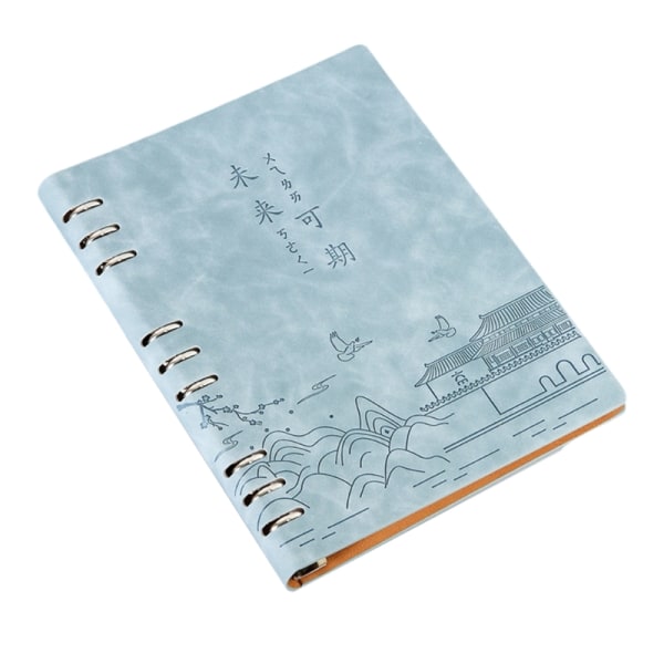 B5 Uudelleentäytettävä muistikirja Irtolehtinen muistikirja Yritysmuistilehtiöt Päiväkirjamuistikirja Blue