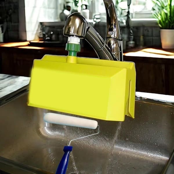 Plastik malerrulle vasker malerrulle renser malerrulle vasker tørrer