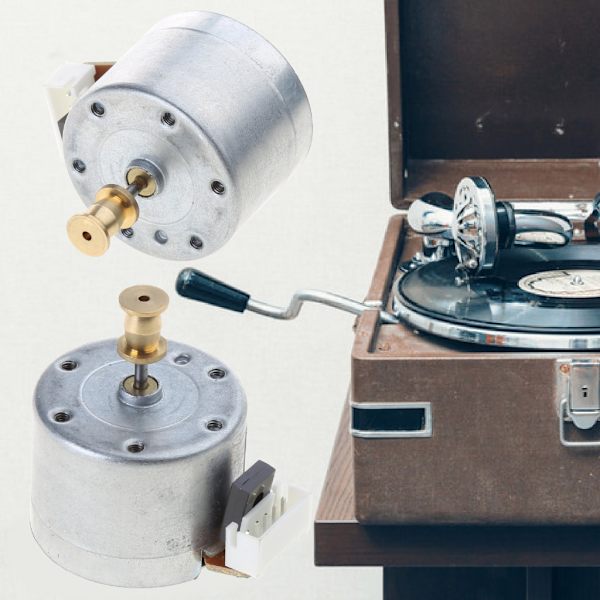 Grammofonspiller i metall for platespiller med DC 12V