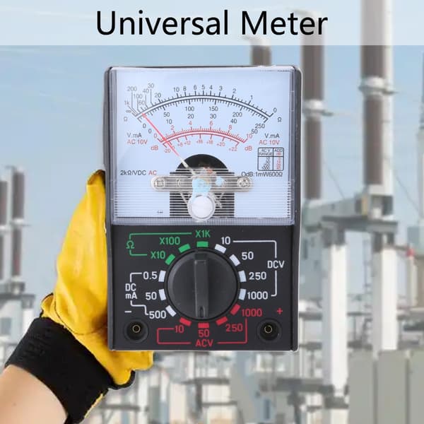 Mini MF-110A Elektrisk AC/for DC OHM Voltmeter Amperemeter Multimeter Meter Multi Tester
