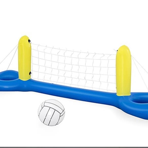 Bärbart Uppblåsbart Volleybollnät Vattenspel Utomhuspoolspel