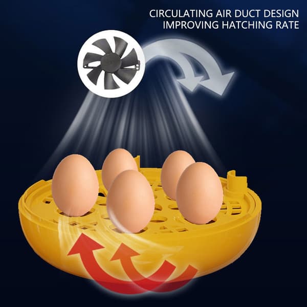 Automatisk egginkubator kontroll Vaktel Rugemaskin Gårdsutstyr Egg vending