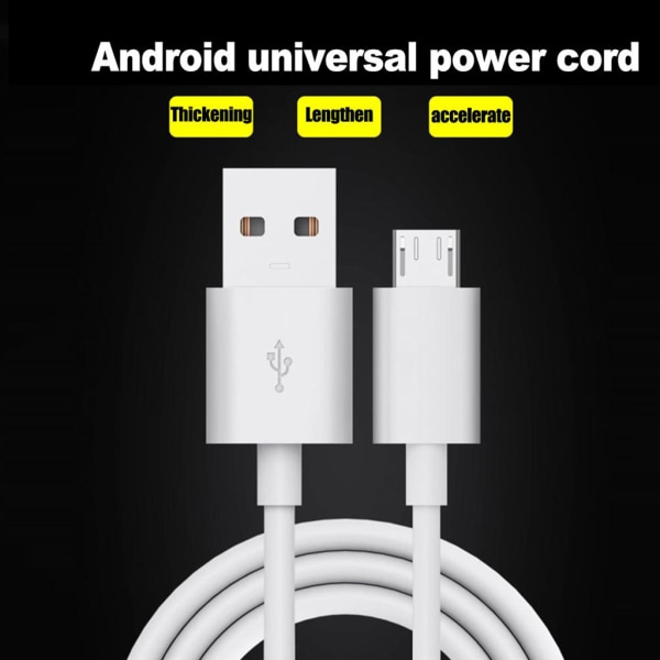 8 m lång Universal Micro USB Power förlängningskabel för Android Wyze Cam Pan