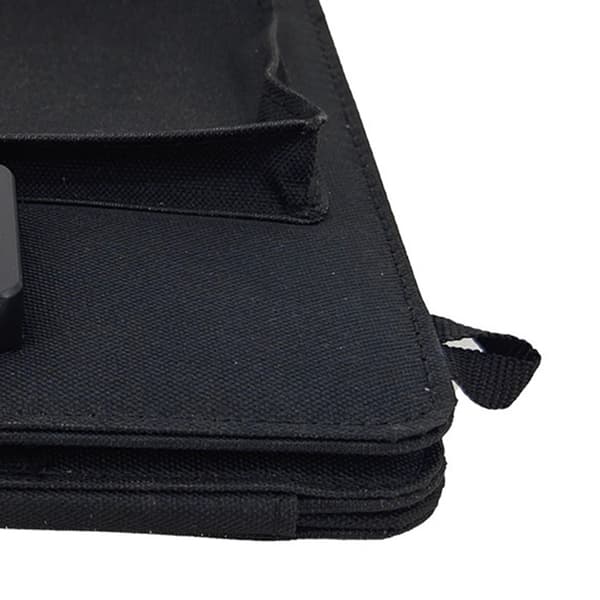 Vanntett Solcellepanel Lader 15W 2 USB-porter Sammenleggbar for utendørs reiser