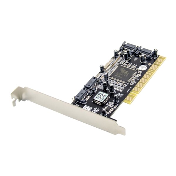 4-portars SiI3114 SATA Controller Chip SATA Expansion Card PCI toSata Conversion Card Inbyggd adapter för RAID Card Contro