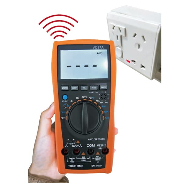 Bærbar Digital Multimeter Volt Meter Auto-Ranging Tester Måler Spænding
