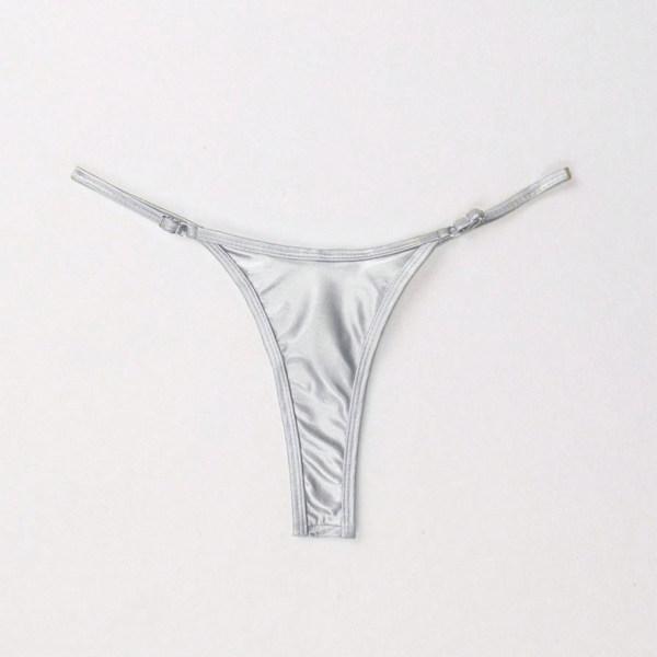 Womens Low Rise Thong T-formet trusse tøj undertøj justerbar tynd Thong Red S
