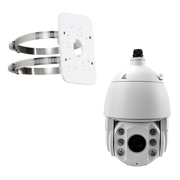 Vertikale stolper monteringsadapter for CCTV sikkerhetskameraer kuppelinstallasjon
