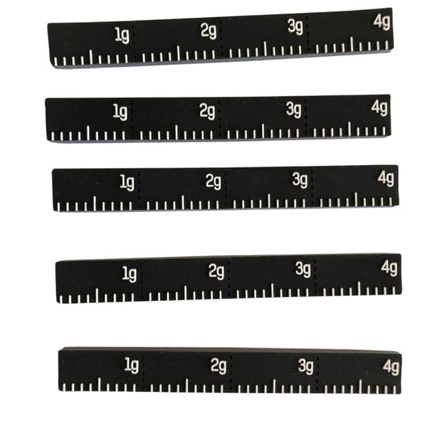 Vekt- og balanse-strips for racket, justerbar balansepute