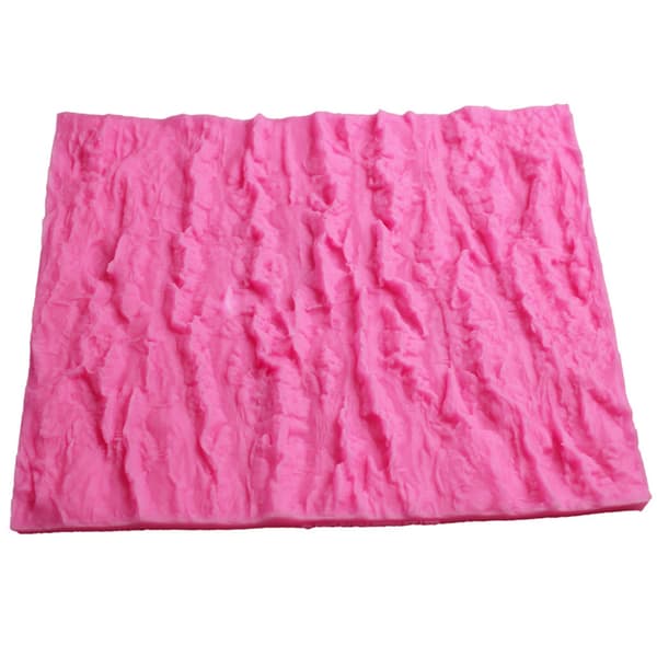 Tree Bark Texture Silikonform form för Impression Mat Decorating Suppl
