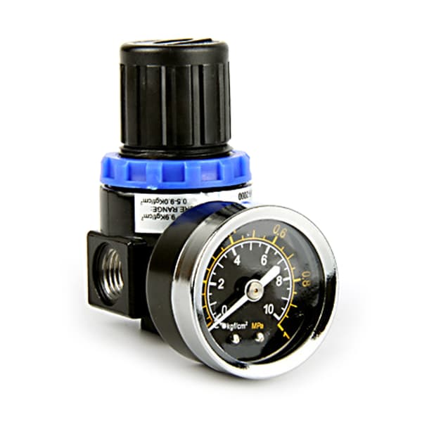 Luftkompressor trykafbryder AR2000 aflastningsregulator kontrolventil med manometer