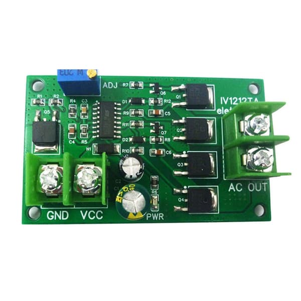 100W Strømtransformator DC12V til AC12V Firkantstrøm Spændingsregulator