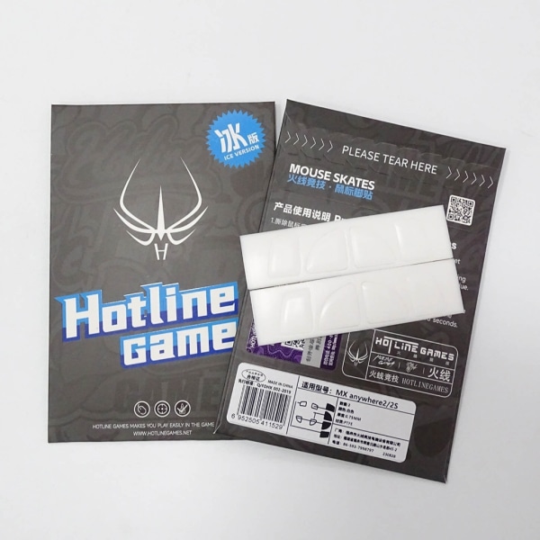 1Pack Hotline-spel Ice Gaming Musfötter klistermärke Mus glider kurvkanter Ersättning för LogitechMX Master2S-mus