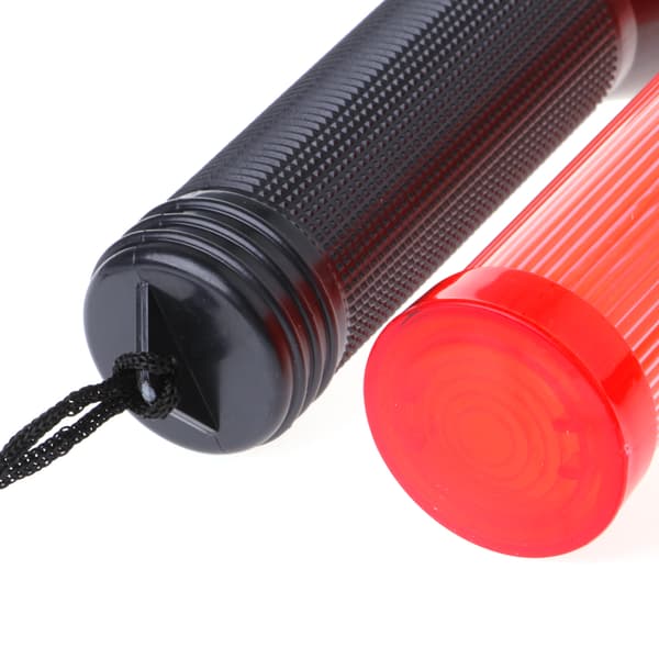 Muovinen liikennevalo Tehokas LED-taskulamppu 3 tilaa Strobe-asetus