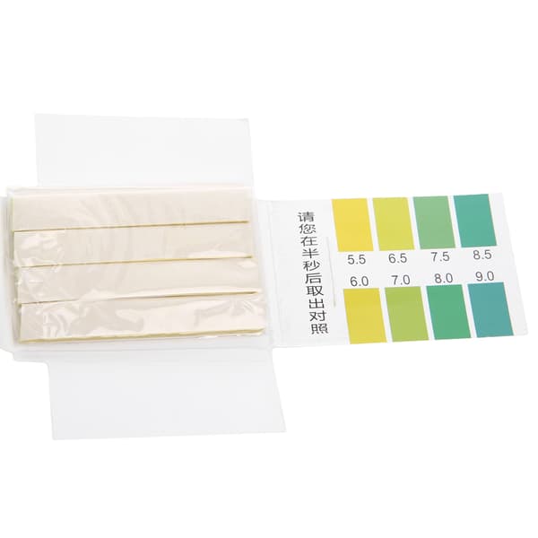 80 Strips PH Område 5.5-9.0 PH Alkalisk Test Indikator Papir Vann Lakmustesting