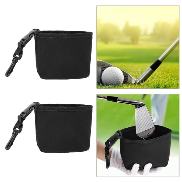 2x/Sæt Golfbolde Vasker Golfkølle og Golfbolde Rengøringspose til Mænd
