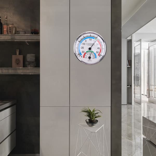 Mini Inomhus Termometer Hygrometer 2 i 1 Temperatur Analog Luftfuktighetsmätare