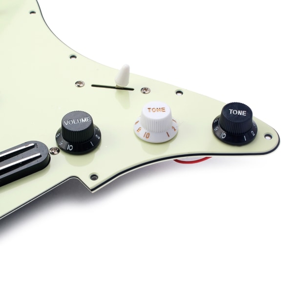 Forhåndskablet Pickguard Pickups, Gitar Dual Rail Pickups, 3 Ply Pick Guards