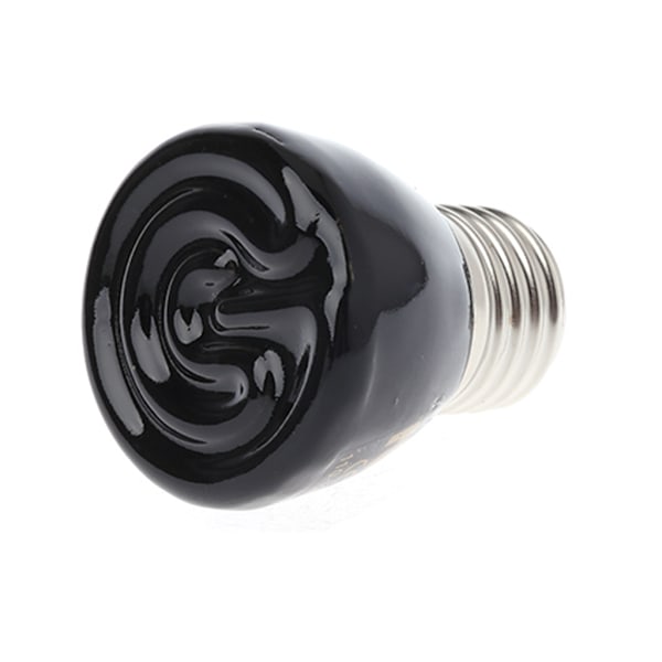 Mini Reptil Värmelampa Glödlampa Inget ljus Infraröd Keramisk värmesändare för Brooder Coop Lizard Lambs Snake 25W/50W/75W/100W 50W