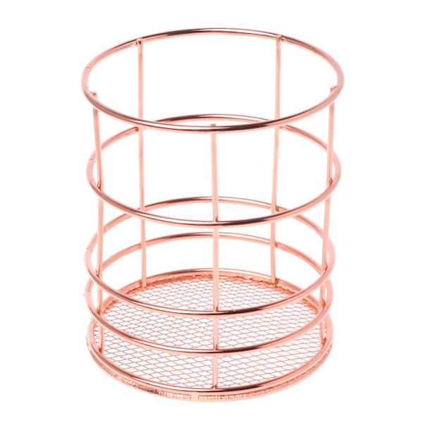Jerntråd blyantholder Mesh Pen Holder Kop Makeup Børste Holder Fjernbetjent Caddy Holder til Soveværelse Vanity Coutertop Office