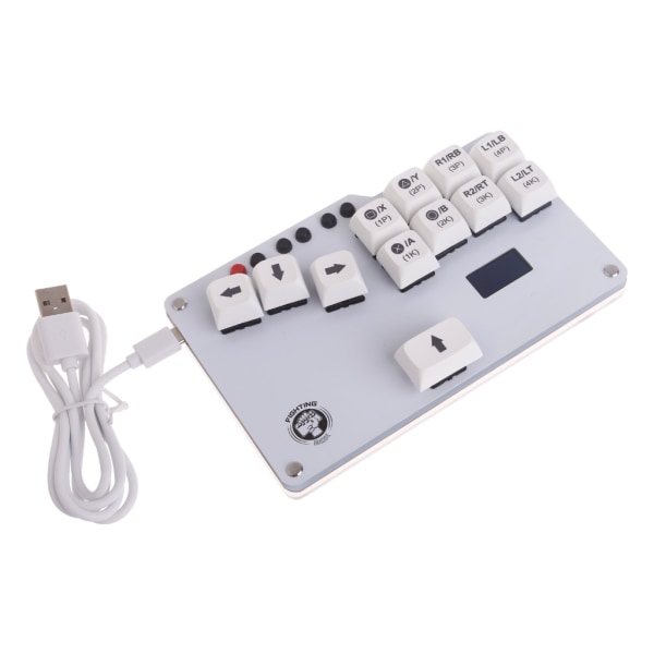 Multiport FightingBox HitBox-tangentbord med mekaniska nyckelbrytare Hållbar Kompatibel för Arcade JoysticksStreet Fighter null - C