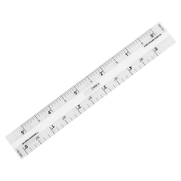 MP-1 Map Scale Fleksibel MP-1 Coordinate Scale Militære vinkelmålere til udendørs null - MSR3