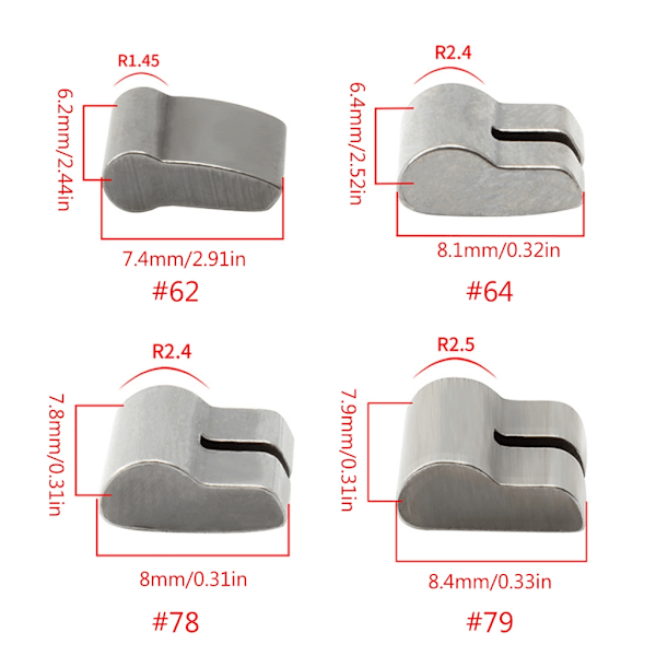 5 stk. klo reparation del cykler hjul kassette nav krop pawl udskiftninger del R2.4x6.4MM