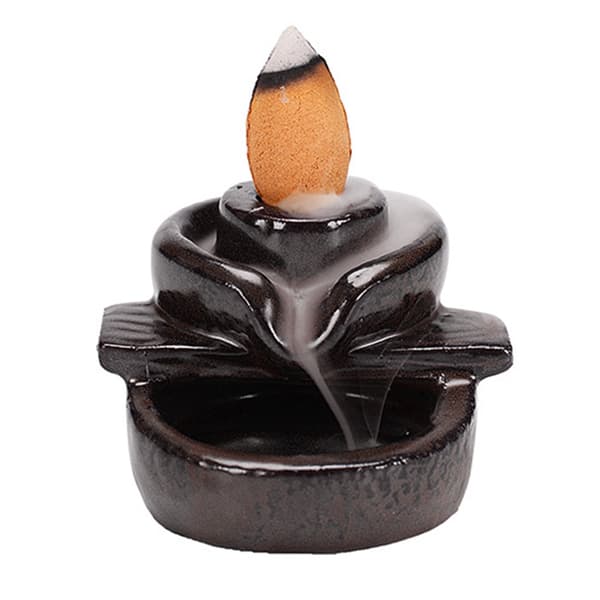 Waterfall Suitsuke polttimeen Keraaminen Backflow suitsukepidike Fountain Backflow C