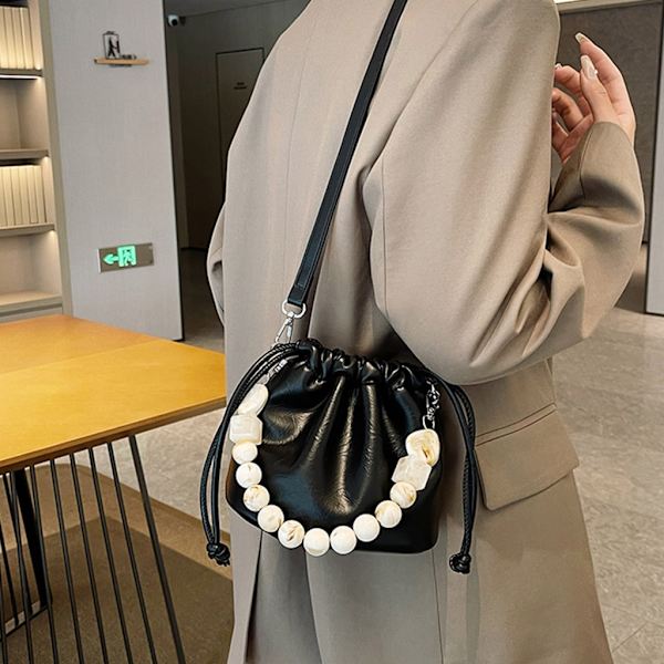 Snygg och bekväm Bucket Bag för skol- eller jobbmode axelväska Brown