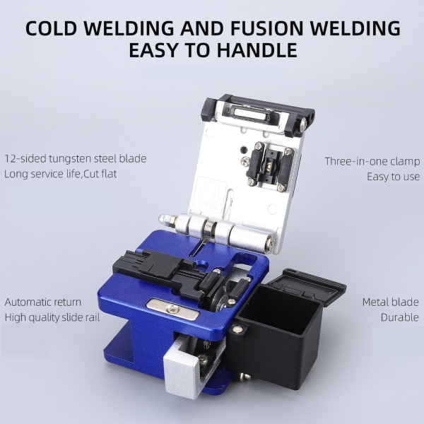 FC-6S FTTH optisk fiberklippare Metall Högprecisionsskärare för kall anslutning