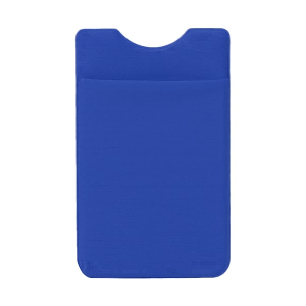 Elastisk selvklæbende klistermærke Mobiltelefon tegnebog til etui Kredit ID-kortholder lomme Blue