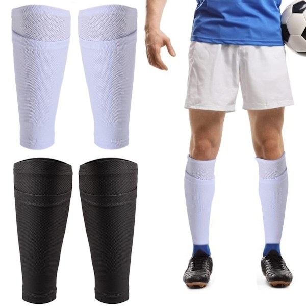 Sports Shin Guard Pad Sock Leg Support Sleeves Football Compression Calf Socks Light green Adult