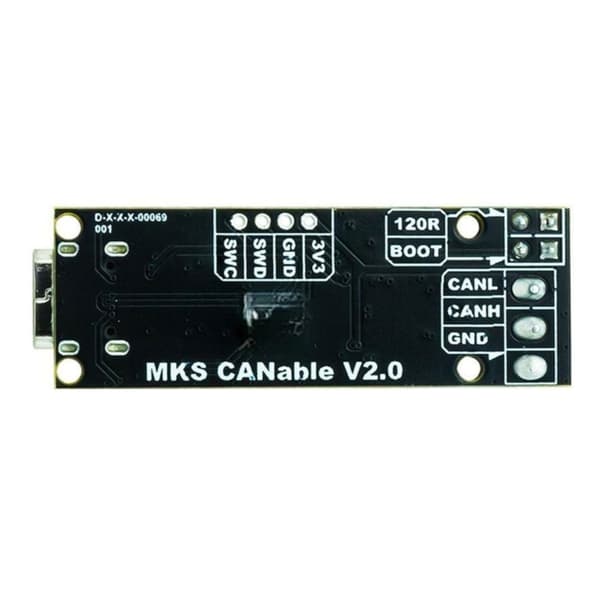 3D-skriverdeler CANable 2.0 CAN basert på STM32G431C8T6 USB til CAN-adapter