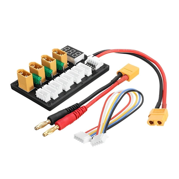 Kätevä B6 Balanced Charger Board XT60 3S-4S Lithium Battery Lataus- ja suojausratkaisu Vakaa toiminta