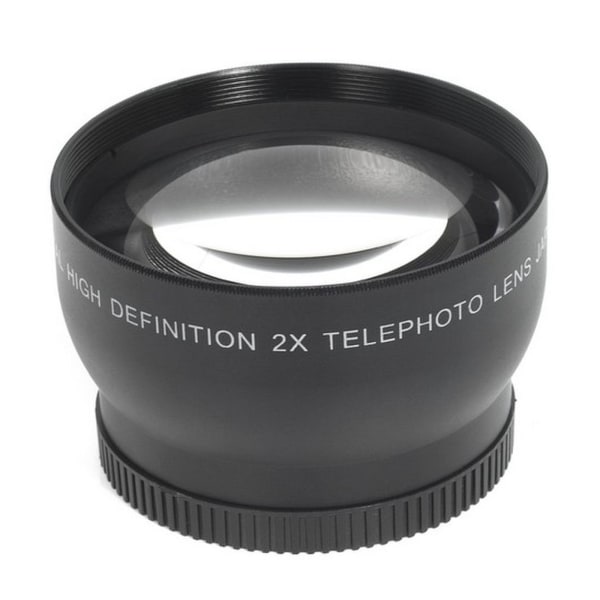 Kamera Teleconverter Objektiv 52mm 2.0X Universal DSLR-kameror Teleobjektiv