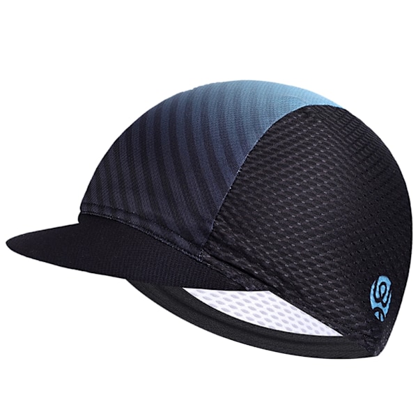 Cykelkeps Andningsbar Hjälm Foder Solskydd Mössa Cykelutrustning Gradient blue black