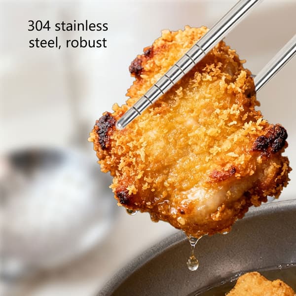 Stekte spisepinner termometre spisepinner rustfritt stål frityrsteking 0-300℃