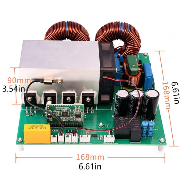 Robust G8013 5000W Inverter PCBA forbedrer holdbarhet og sikkerhet