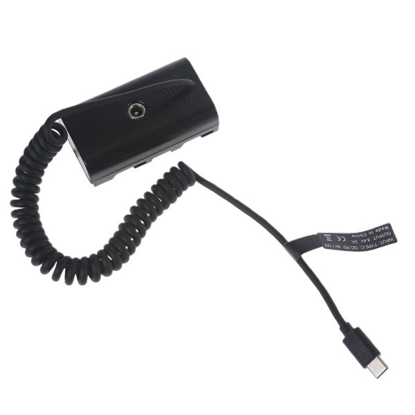 USB C till NP-F550 Dummy-batteri Låg temperaturtolerans Power kameran