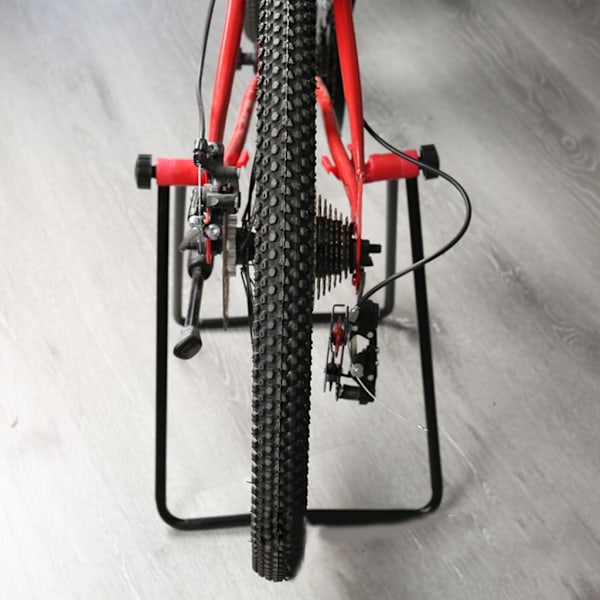 Foldbart Lodret Cykelstativ Reparationsgulvstativ Racercykel Trekantstativ
