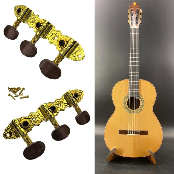 Klassisk gitarstemmenøkkel, stemmeskruer, gitartilbehør