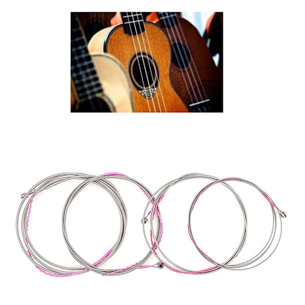 4-strängade rostfria stålbassträngar för elbasgitarr, enkla att använda