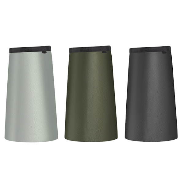 Regnkjole Lang Regn Kilt Vandtæt Nederdel Bukser til Udendørs Vandreture Camping Dark green