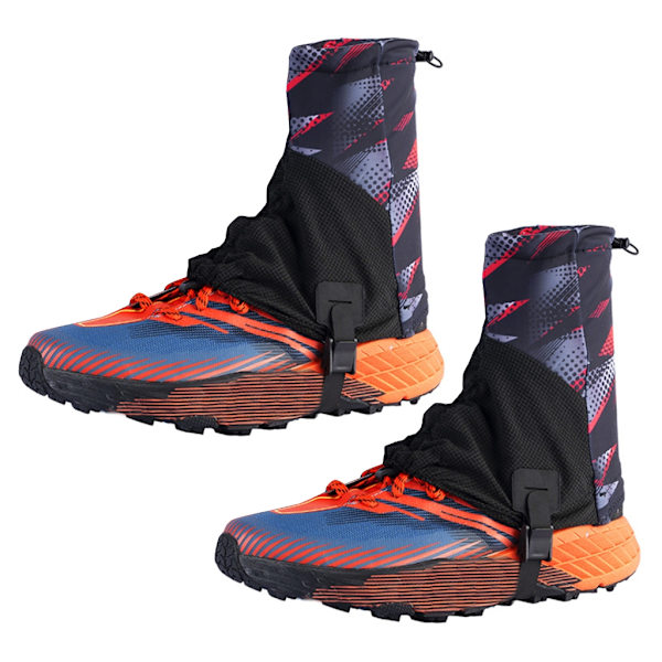 Utomhus Trail Gaiters Låga Ankel Gaters Skyddande Skoskydd Andningsbara Green mountains and