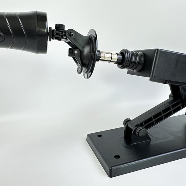 8,5 cm rund konnektorbase med sort sugekopadapter til Love Machines
