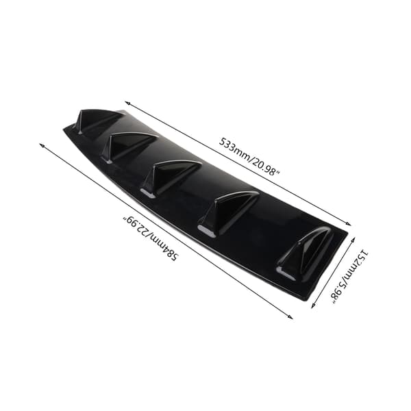 Bil Bakre Stötfångare Läpp Diffuser Splitter Spoiler Repskydd Auto Stötfångare