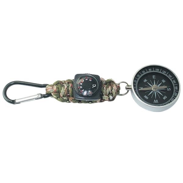 Lomme Snap Hook Kompasser Karabinhage Termometer Camping Backpacking Overlevelse